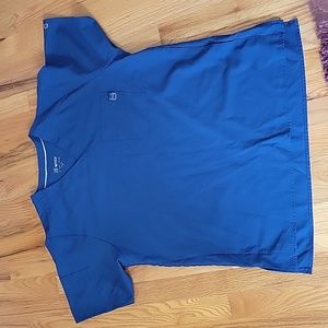 Wonderwink 123 Navy Blue Unisex scrub top Size M